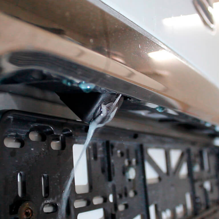 схема подключения омывателя камеры заднего вида Lexus LX